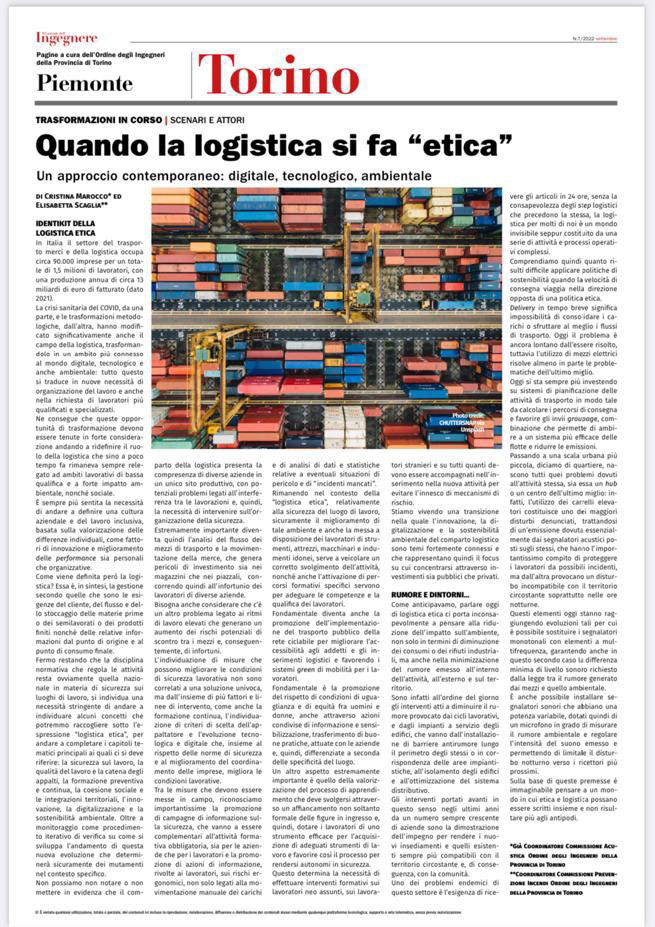 logistica etica